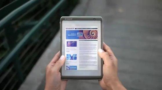Qualcomm : les premières images d’une tablette Mirasol?