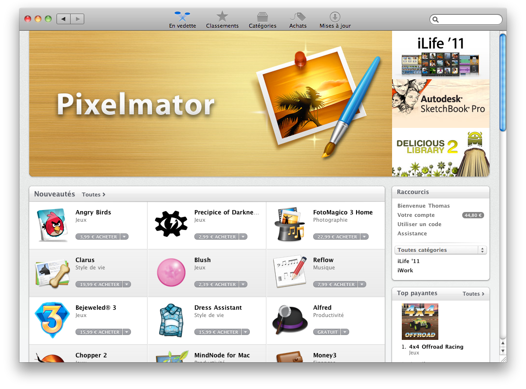 Mac-App-Store Mac App Store disponible au téléchargement !