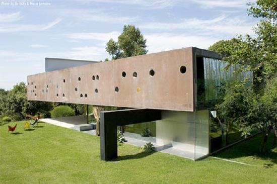 Maison à Bordeaux - Rem Koolhaas - Façade et jardin