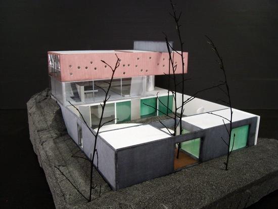 Maison à Bordeaux - Rem Koolhaas - Maquette 1