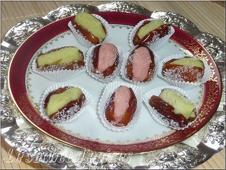 Dattes fourrées à la pâte d'amande date4