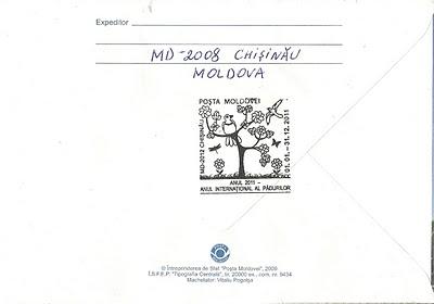 Timbres de Noël en Moldavie