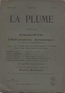 Enquête sur l'éducation artistique. La Plume, 1903.
