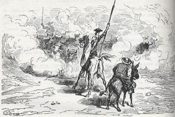 Don Quichotte et Sancho Pança par Gustave Doré