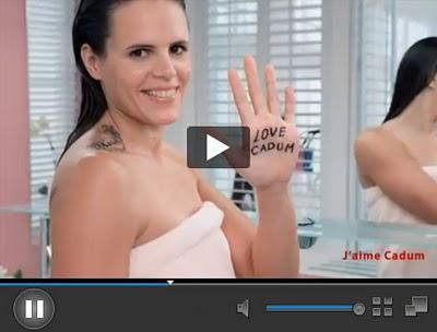 Pub Cadum douche avec Laure Manaudou Pub Cadum douche avec Laure Manaudou