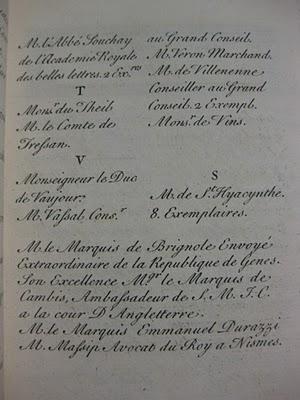 Enigme bibliophilique: saurez-vous reconnaître cet ouvrage uniquement via ses souscripteurs? Enigme bibliophilique: saurez-vous reconnaître cet ouvrage uniquement via ses souscripteurs?
