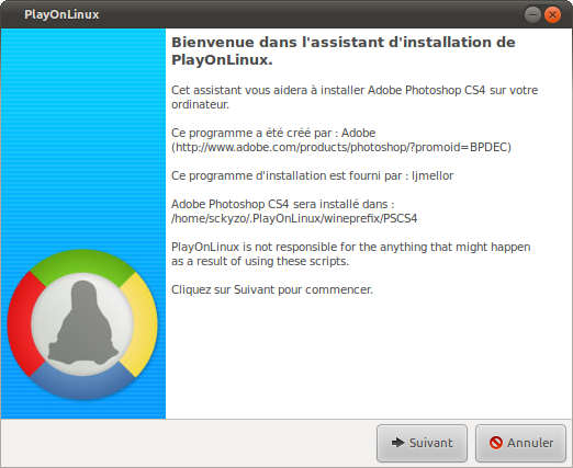 [HowTo] Installer PhotoShop CS4 sur Ubuntu 10.10