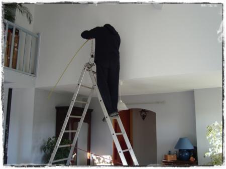 10 janvier 2011, la pose du tableau 10 janvier 2011, la pose du tableau