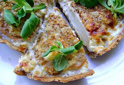 Tarte Poires, Fourme d'Ambert et Noix Tarte Poires, Fourme d'Ambert et Noix