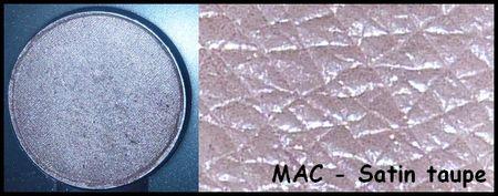 Mes fards MAC : les swatches macsatintaupesw
