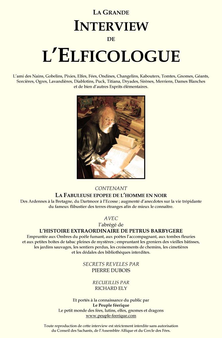 PierreDubois2011 La Grande Interview de lElficologue Pierre Dubois   extrait n°1