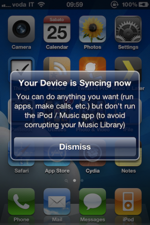 FreeSync, utilisez votre iPhone durant la synchronisation