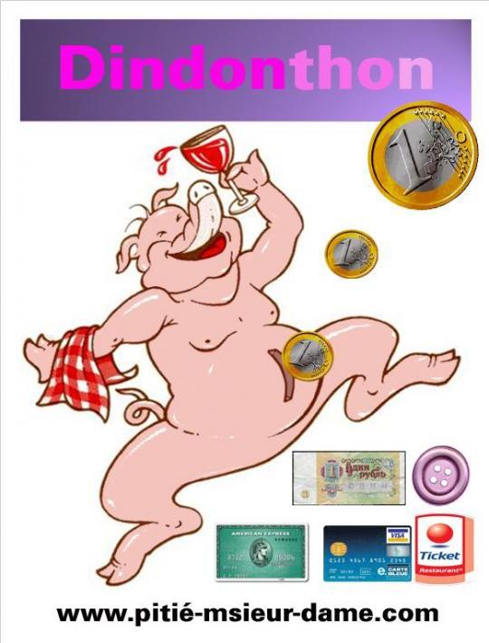 Dindonthon à Noisy le Sec : à vot' bon coeur, m'sieur dame ! Dindonthon à Noisy le Sec : à vot' bon coeur, m'sieur dame !