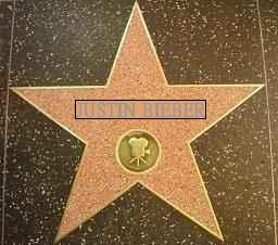 Justin Bieber : Il veut son étoile à Hollywood !