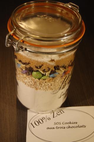SOS cookies aux trois chocolats SOS cookies aux trois chocolats