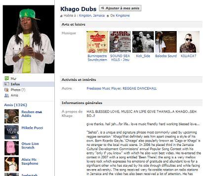 Khago victime d’un escroc sur facebook  !