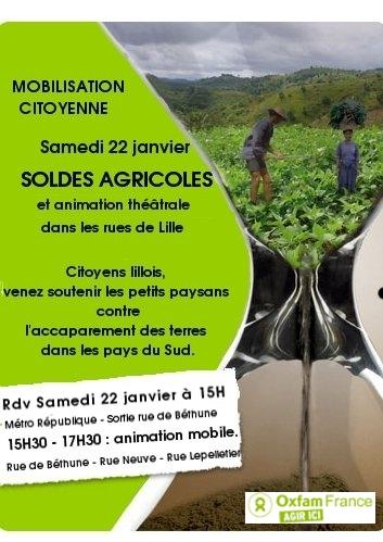 Action de rue “Soldes agricoles” : Mobilisez-vous ! Action de rue “Soldes agricoles” : Mobilisez-vous !