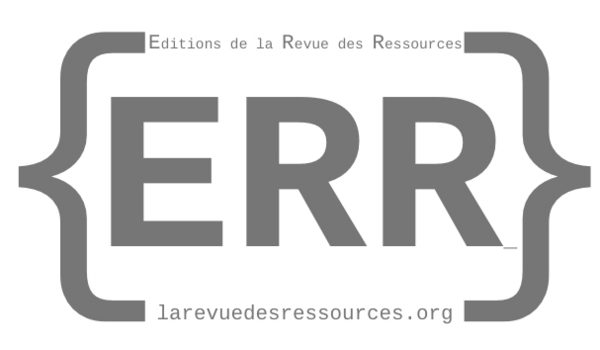 Naissance des {ERR} les Éditions de la Revue des Ressources logoeer282dd.png