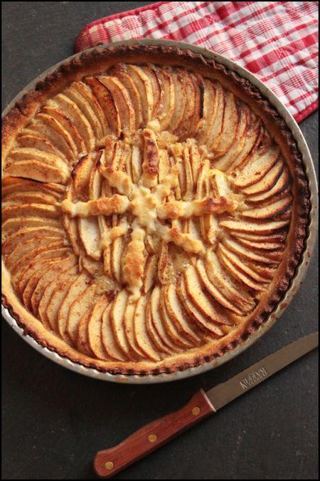 Tarte aux pommes citron cannelle