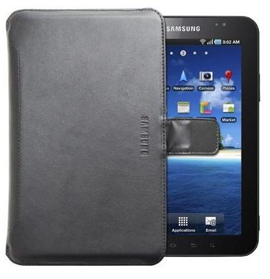 Samsung Galaxy-tab etui-cuir-noir Etui en cuir souple avec fermoir