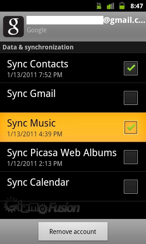 google-music-sync Android proposera bientôt la synchro musicale