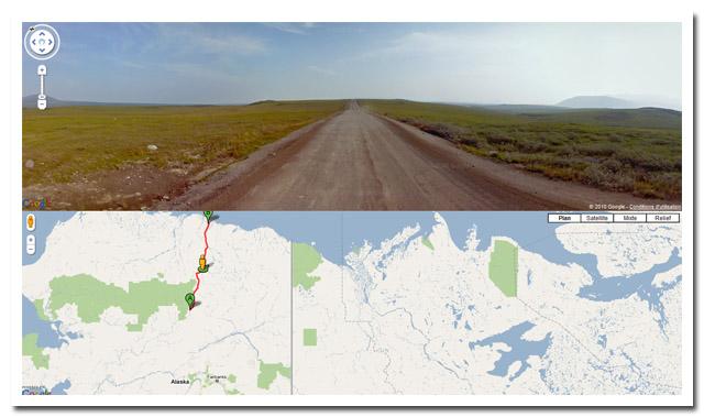 Découvrir l'Alaska avec Google Street View Découvrir l'Alaska avec Google Street View