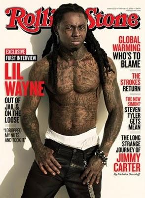 Lil Wayne en couverture du prochain Rolling stone US