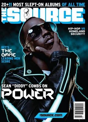 Diddy en couverture du prochain The Source mag (Jan/fév)