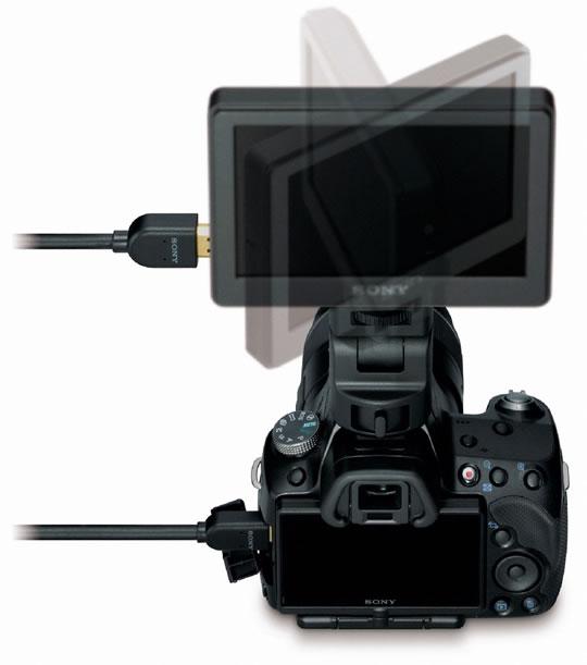 Sony Clip-on, moniteur LCD pour reflex