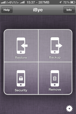 iBye et ne dites plus ByeBye à votre iPhone ! iBye et ne dites plus ByeBye à votre iPhone !
