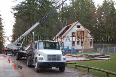 Second jour de construction de la maison des SWAN Second jour de construction de la maison des SWAN