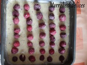 Gâteau rapide au yaourt framboise et amandes Gâteau rapide au yaourt framboise et amandes