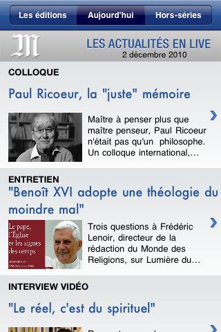 LeMondeDesReligions Le Monde des Religions et La Vie arrivent sur l’App Store