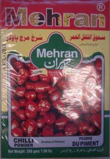 Poudres du piment » suivantes de marque Mehran