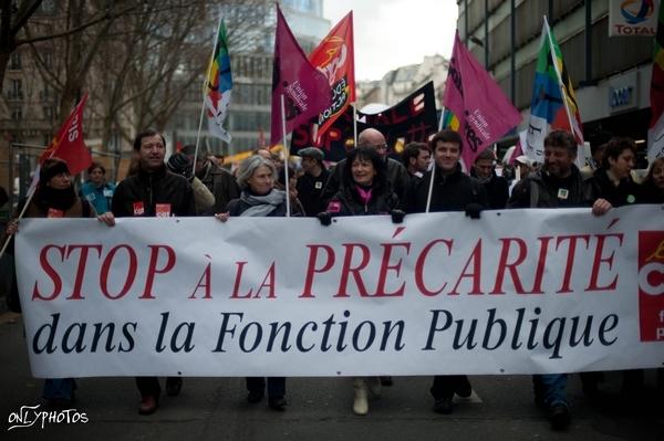 Manifestation contre la précarité dans la Fonction Publique -Tourisme. manifestation-precarite-fonction-publique