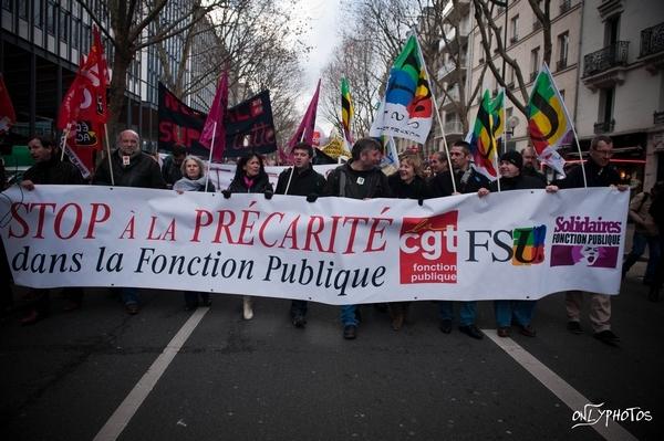 Manifestation contre la précarité dans la Fonction Publique -Tourisme. manifestation-precarite-fonction-publique-01