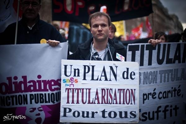 Manifestation contre la précarité dans la Fonction Publique -Tourisme. manifestation-precarite-fonction-publique-03