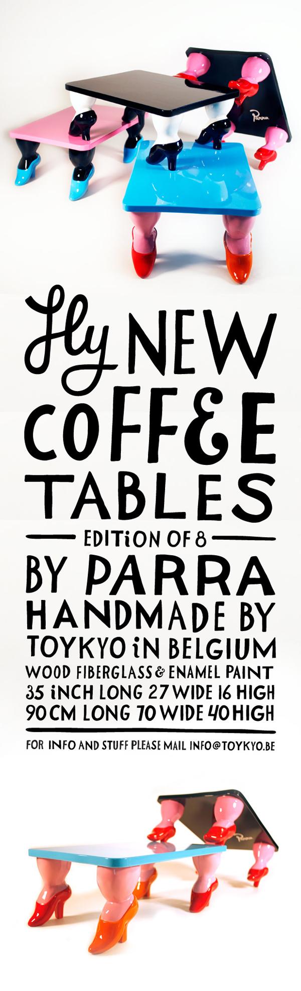 PARRA X TOYKYO – THE FLY NEW COFFEE TABLE PARRA X TOYKYO – THE FLY NEW COFFEE TABLE