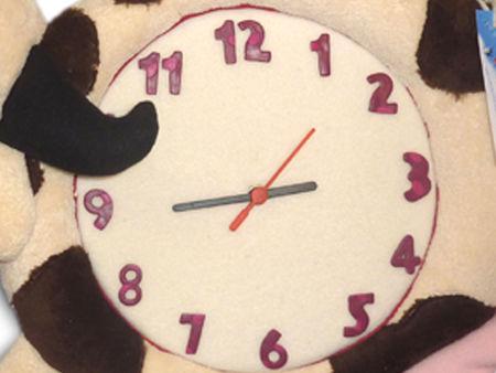 HORLOGE DOUDOU VACHE HORLOGE DOUDOU VACHE