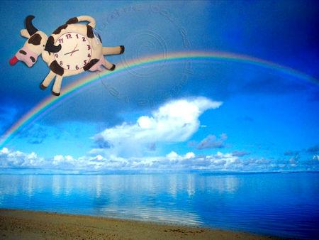 HORLOGE DOUDOU VACHE HORLOGE DOUDOU VACHE