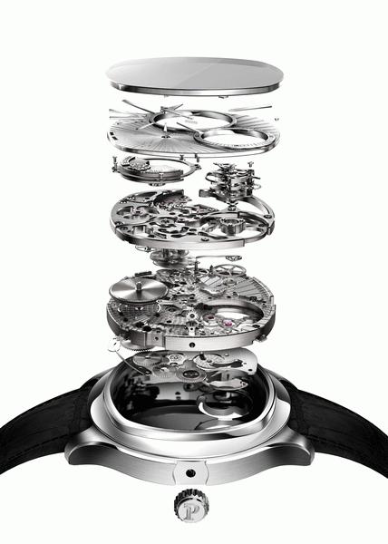 Piaget Emperador Coussin Tourbillon Automatique Extra-plat G0A36040 exploded view WB SIHH 2011 Piaget lance le Piaget Emperador Coussin Tourbillon Automatique Extra plat