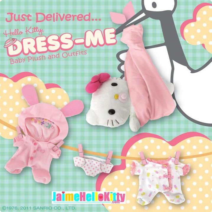 Coup de coeur : La peluche Hello Kitty baby Dress me http://www.jaimehellokitty.com/images/Articles007/dressmebabyHELLOKITTY.jpg