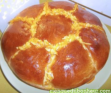 Ma brioche de Tantale (poudre d’amandes et marsala, glaçage zestes) avec poolish brioche-tantale