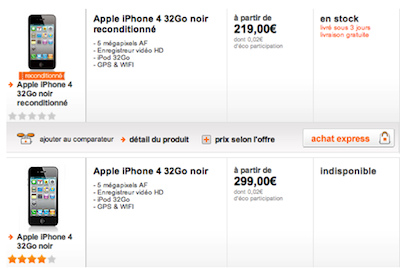 De + en + difficile de trouver un iPhone 4 en magasin ! De + en + difficile de trouver un iPhone 4 en magasin !