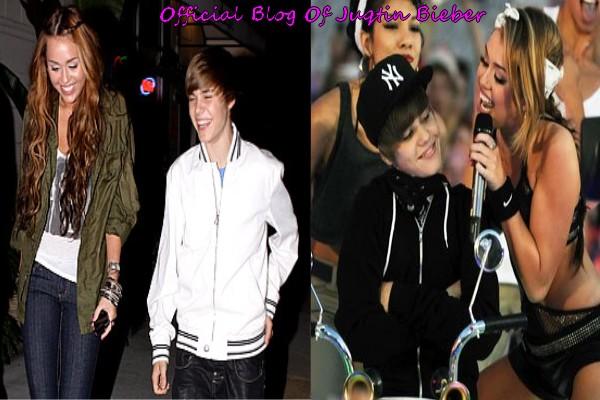 Justin Bieber et Miley Cyrus Une copine rien de plus 