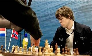 Echecs au Pays-Bas : Magnus Carlsen - photo Fred Lucas