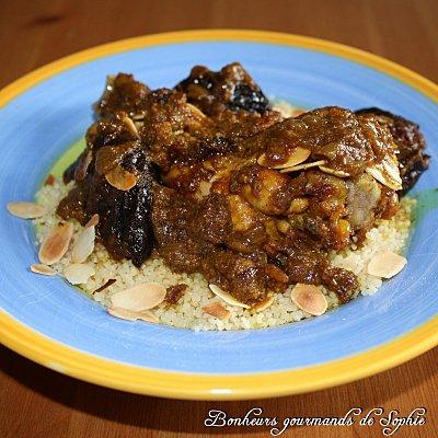 Tajine de poulet aux pruneaux - Jeu Interblogs #13 tajine pruneau 2