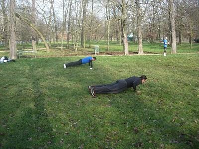 Paris - Bootcamp et défi pompes