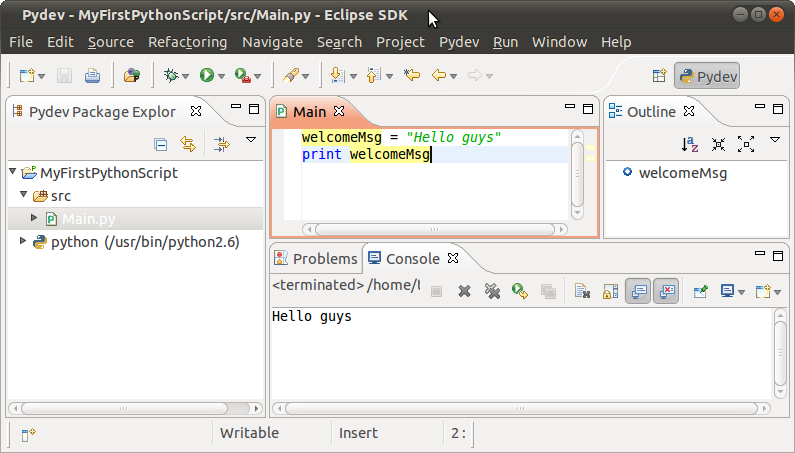 Python_with_Eclipse_006 Apprendre Python – Partie 1 – L’IDE