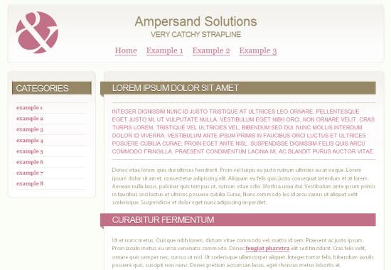 24 templates gratuits HTML5 et CSS3